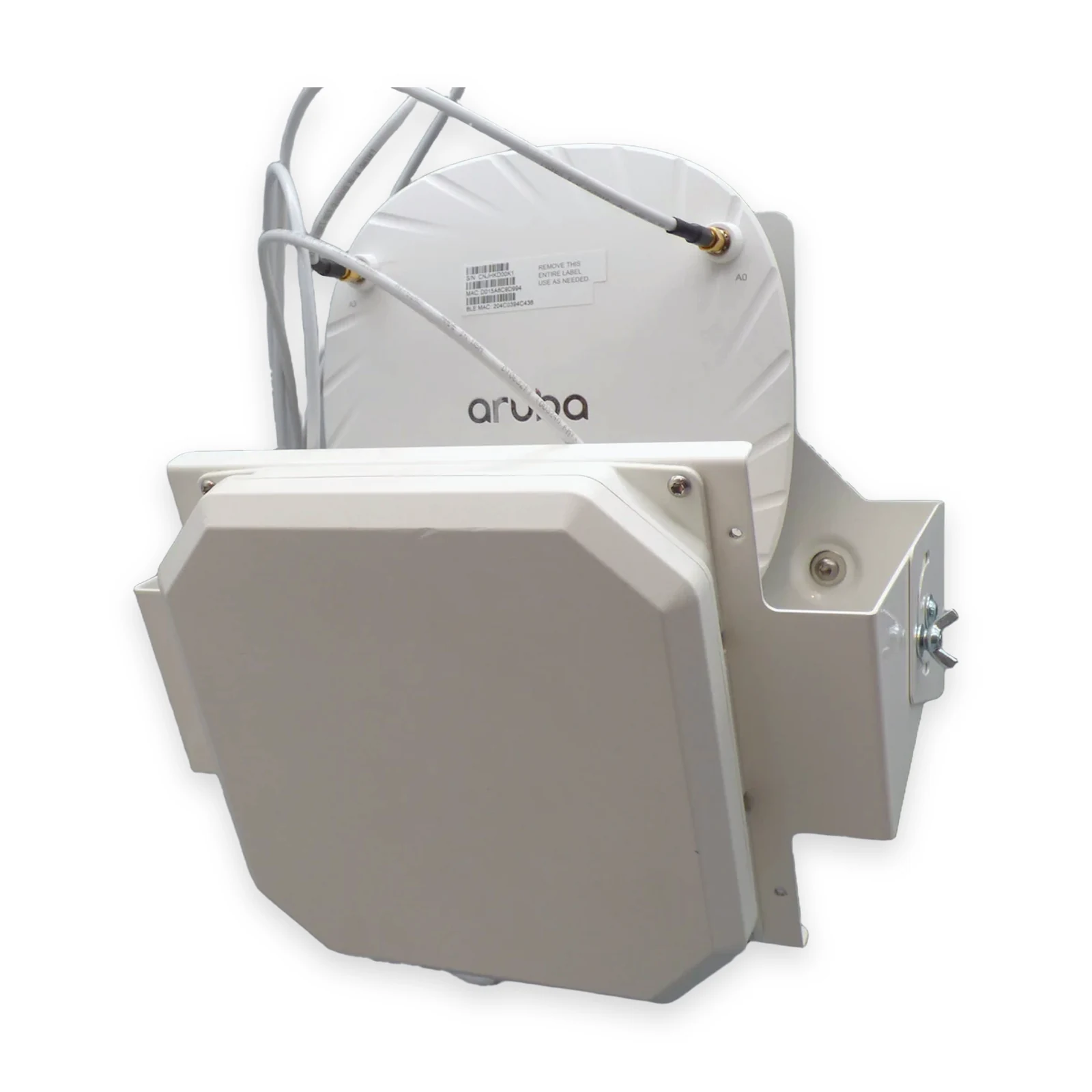 Combined mount for Aruba Access Points and Patch Antenna Combined mount for Aruba Access Points and Patch Antenna