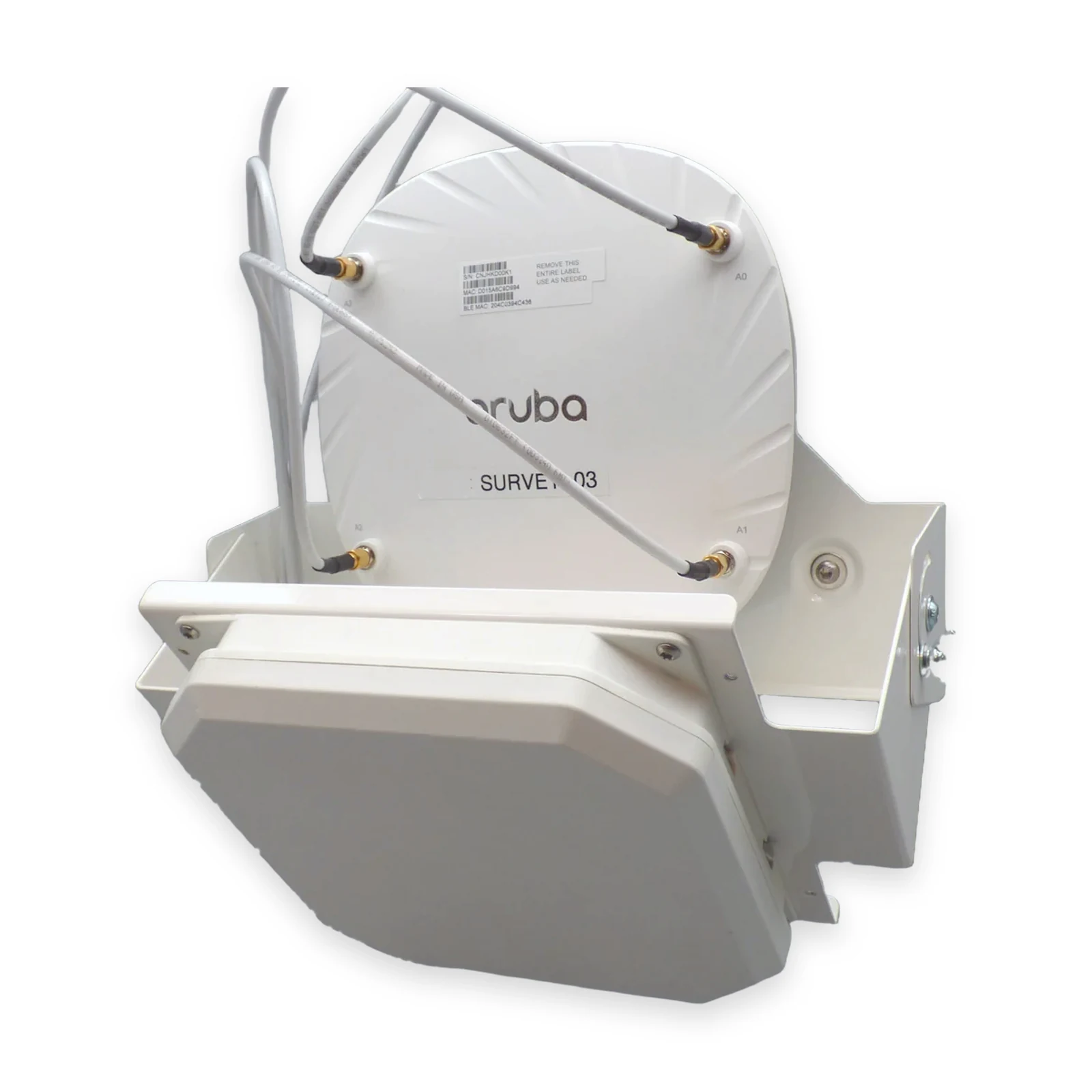 Combined mount for Aruba Access Points and Patch Antenna Combined mount for Aruba Access Points and Patch Antenna